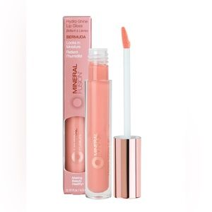 Mineral Fusion Hydro-Shine Lip Gloss in Bermuda (Pale Orange Pink)